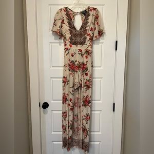 Floral romper dress.  Size- Medium